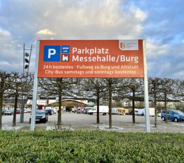 Parkplatz Messeplatz Park and Ride Burghausen Foto Königseder