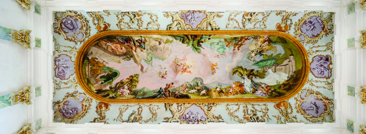 Deckenfresco des Steinernen Saals in Raitenhaslach © Astrid Eckert / TU München Deckenfresco des Steinernen Saals in Raitenhaslach © Astrid Eckert / TU München