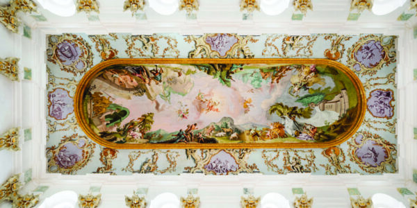 Deckenfresco des Steinernen Saals in Raitenhaslach © Astrid Eckert / TU München