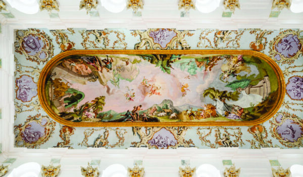 Deckenfresco des Steinernen Saals in Raitenhaslach © Astrid Eckert / TU München Deckenfresco des Steinernen Saals in Raitenhaslach © Astrid Eckert / TU München