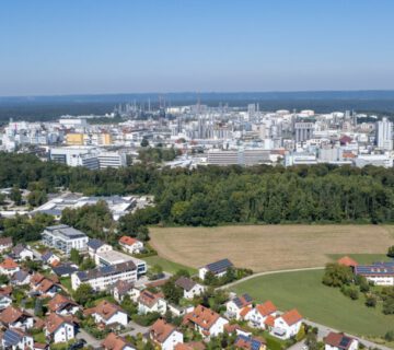 Luftaufnahme Industriegebiet Nord © Stadt Burghausen