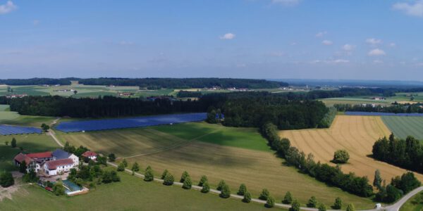 Panorama mit Solarparks © © Stadt Burghausen