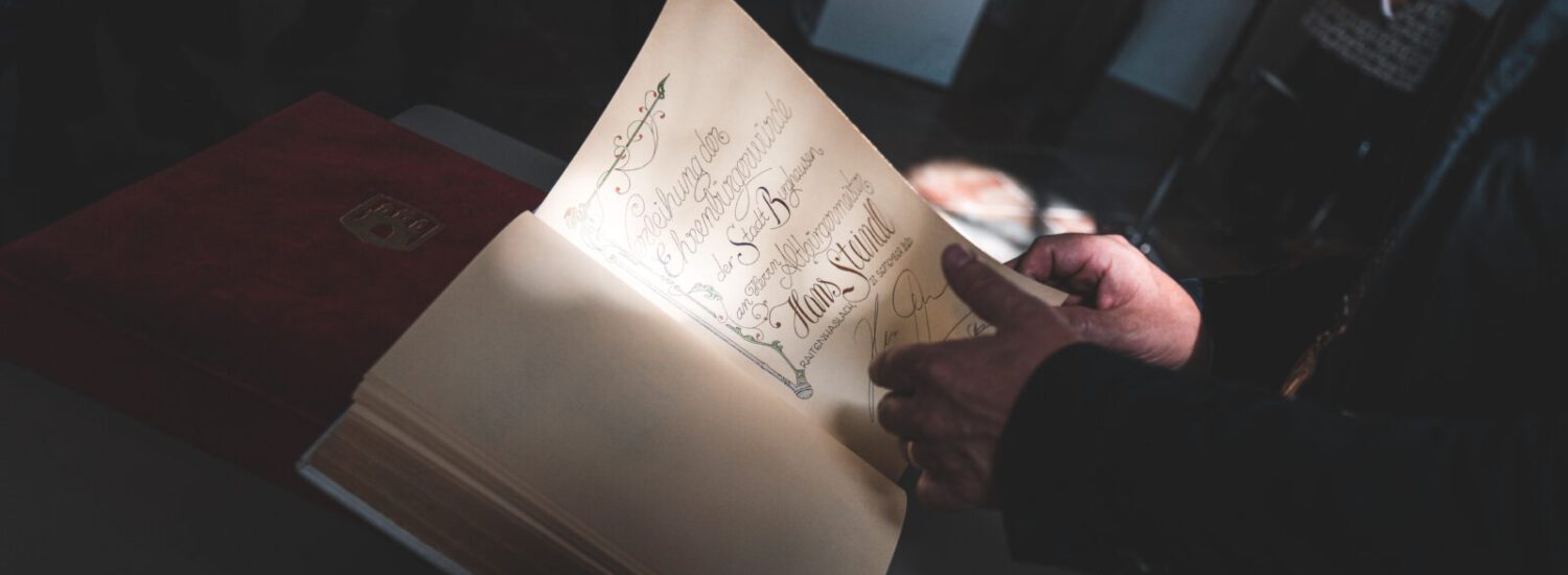 Goldenes Buch der Stadt Burghausen © Stadt Burghausen