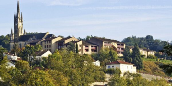 Ausblick von Lot-Brücke - Fumel © Helmut Fabian