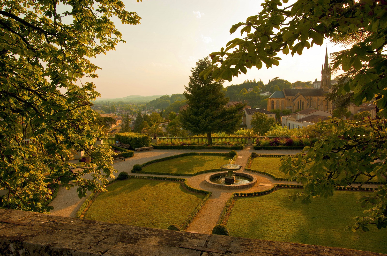 Aussicht Rathaus - Fumel © Helmut Fabian