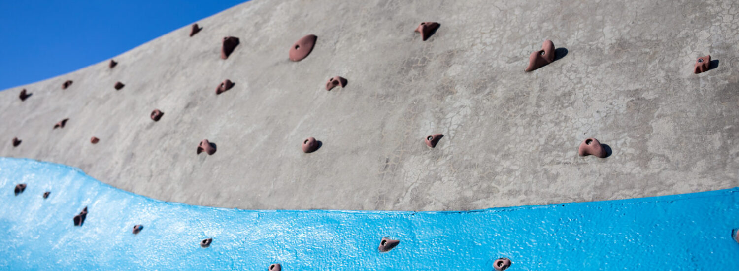 Boulderwand im Fun-Park © Hannah Soldner