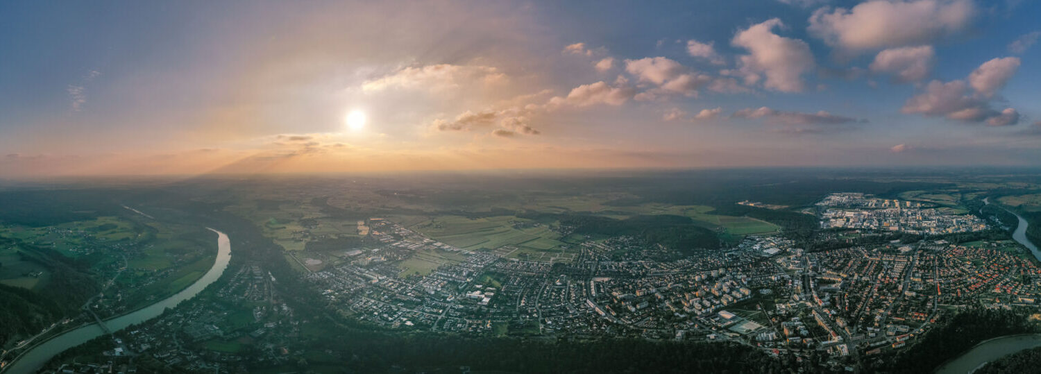 Panorama mit Industriegebieten © Hans Mitterer