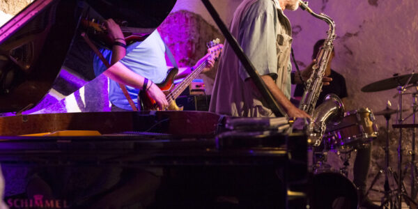 Musiker während einer Session © Hannah Soldner