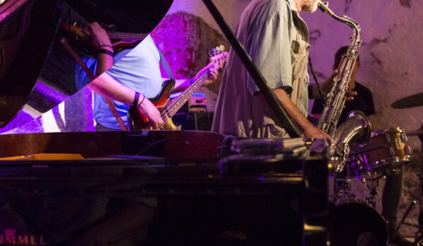 Musiker während einer Session © Hannah Soldner