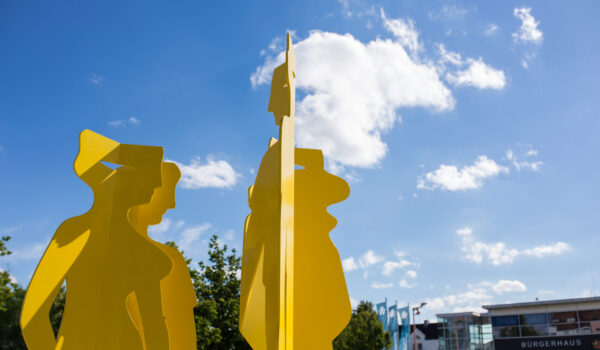 Skulpturen am Bürgerhaus © Hannah Soldner Skulpturen am Bürgerhaus © Hannah Soldner
