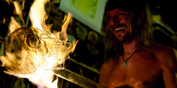 Glasbläser bei der Arbeit in den Grüben © Burghauser Touristik GmbH