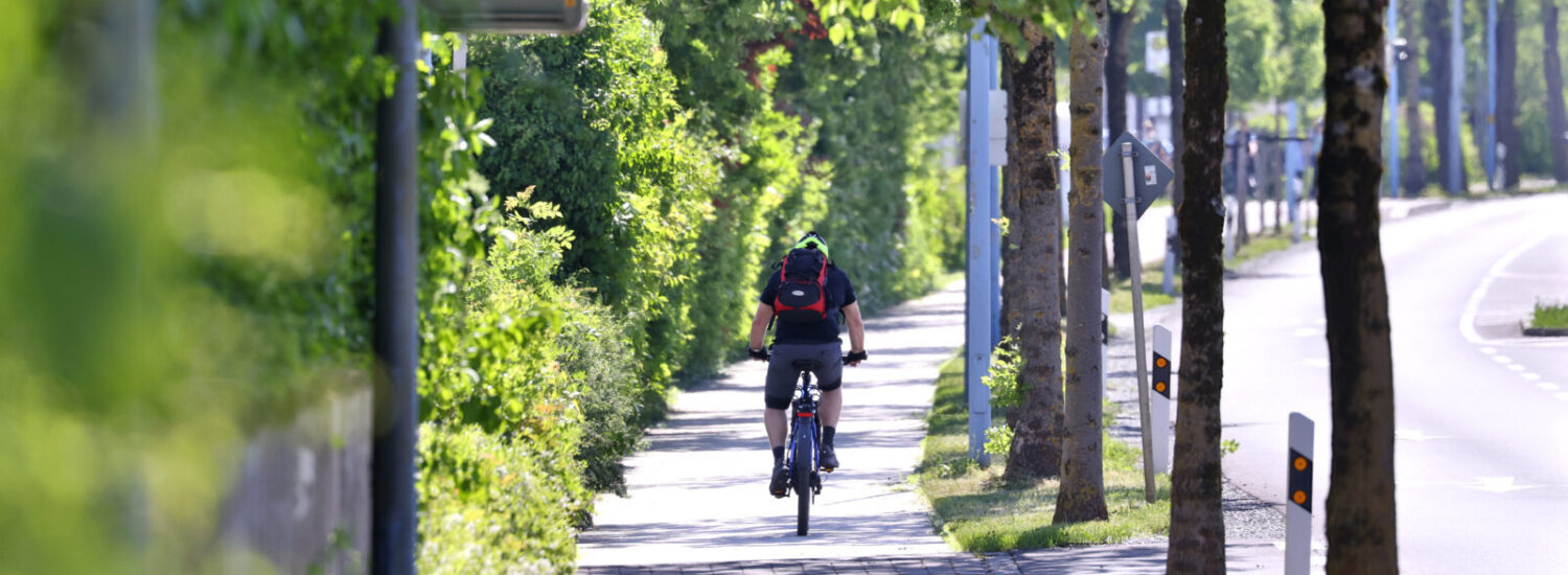 Radfahrer auf Radweg © Gerhard Nixdorf Radfahrer auf Radweg © Gerhard Nixdorf