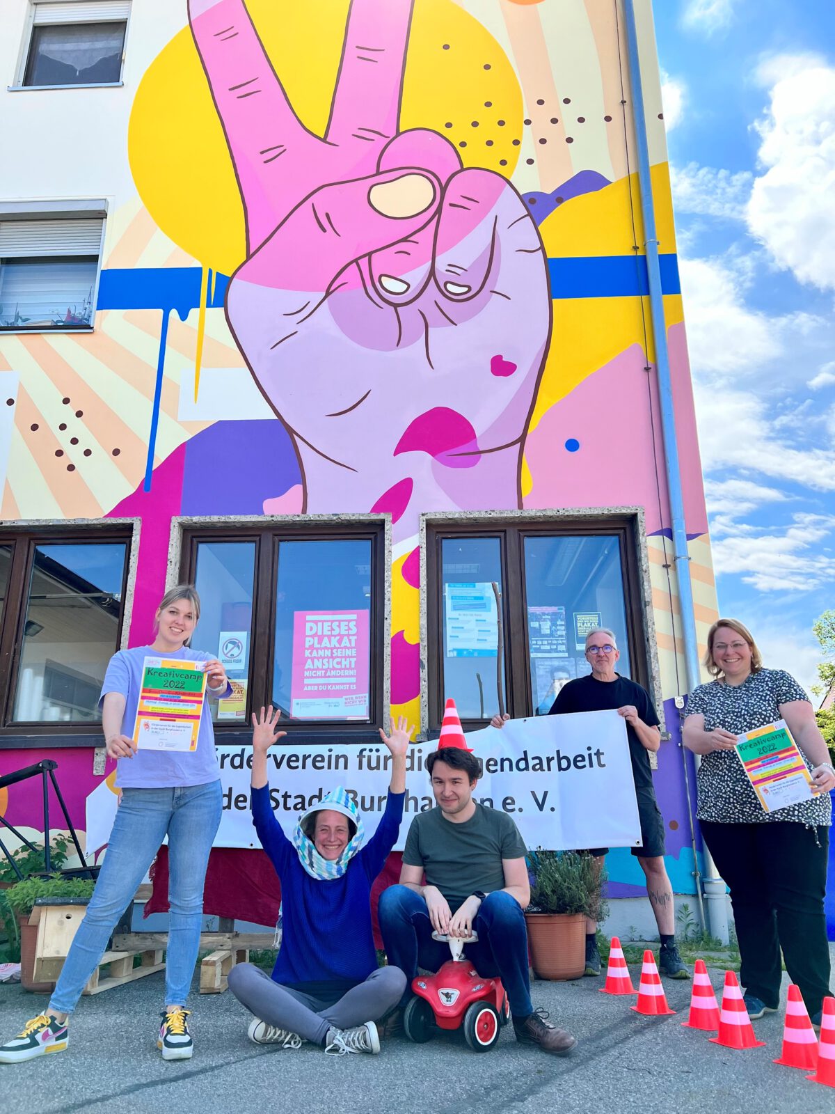 Team des Kreativcamps