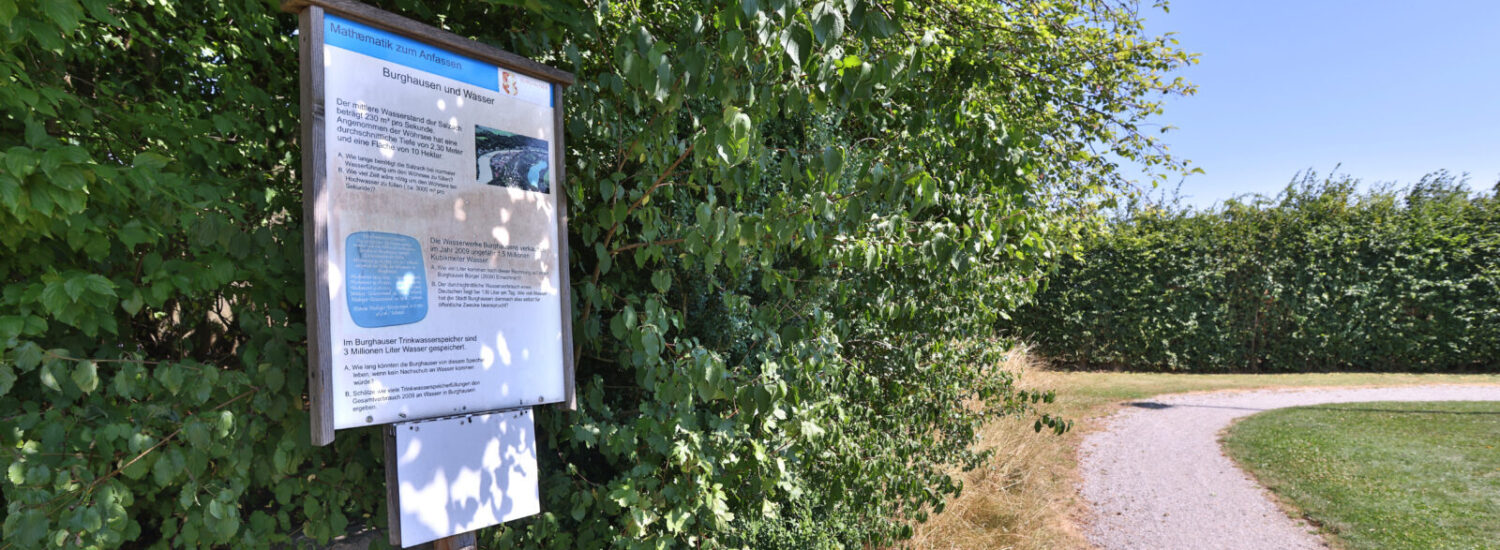 Mathematikpfad am Waldpark Lindach © Gerhard Nixdorf