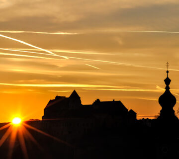 Sonnenuntergang in Burghausen © Kirst Scholz