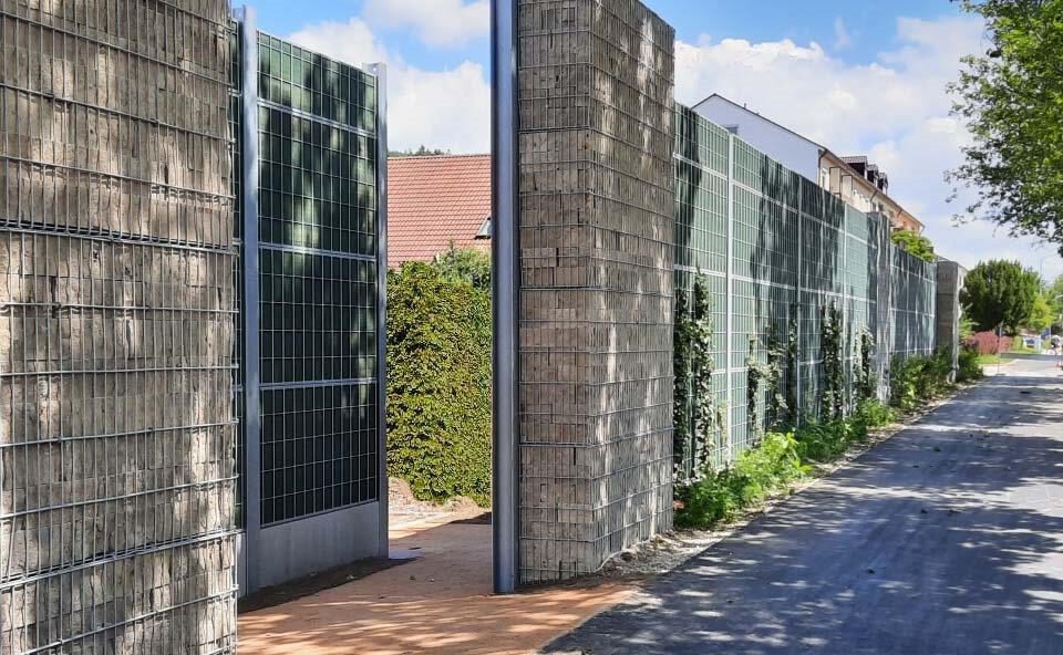 Lärmschutzwand © Stadt Burghausen