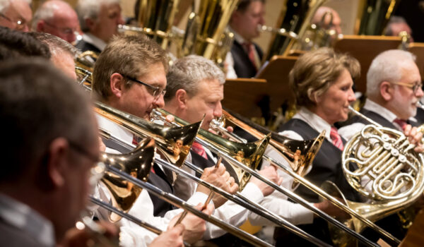 Nachaufnahme Posaunisten Wackerwerkskapelle © Stadt Burghausen