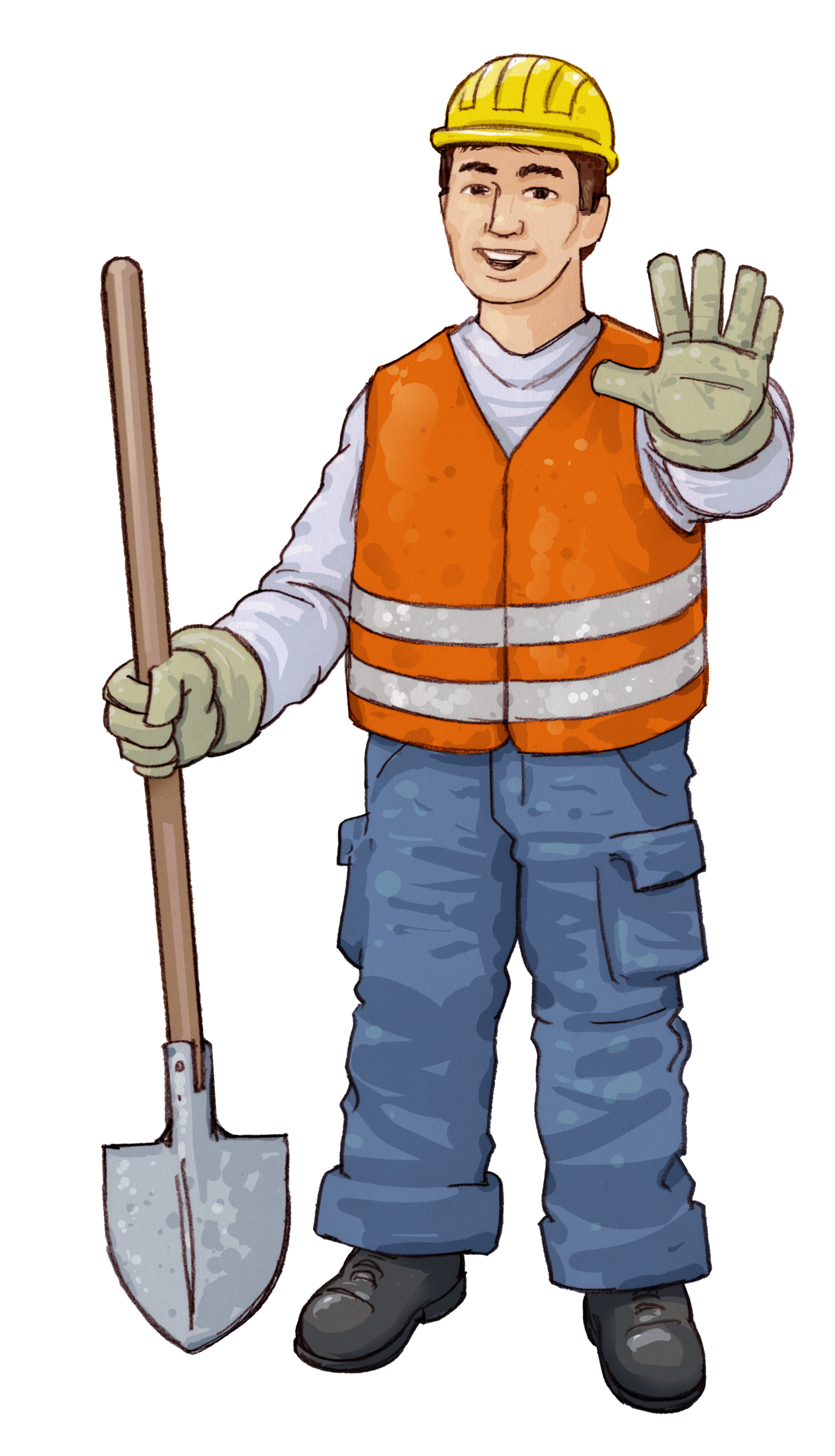 Bauarbeiter © Stadt Burghausen