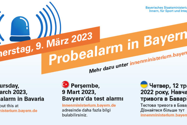 Probealarm am 9. März 2023