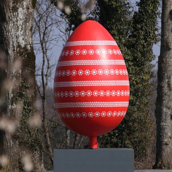 Auf jedem Ei ist ein Buchstabe „versteckt