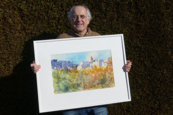 Georg Mayer präsentiert seine Aquarelle im Haus der Familie Georg Mayer präsentiert seine Aquarelle im Haus der Familie