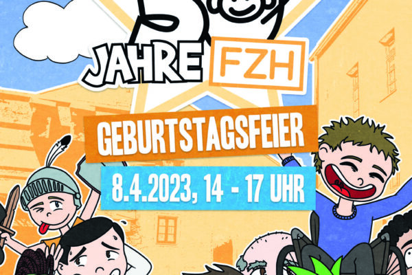 Plakat FZH feiert 50. Geburtstag – Start ist am Samstag, 8. April 2023.


- Fotocredit: Stadt Burghausen/fzh