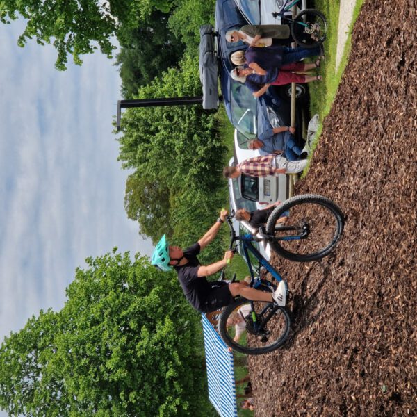 Biker am Bikepark Burghausen