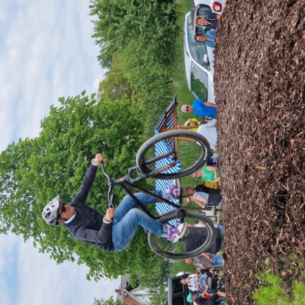 Biker am Bikepark Burghausen