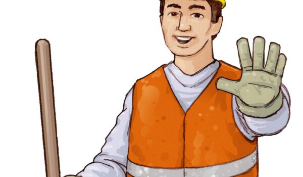 Symbolbild Bauarbeiter klein zugeschnitten © Stadt Burghausen