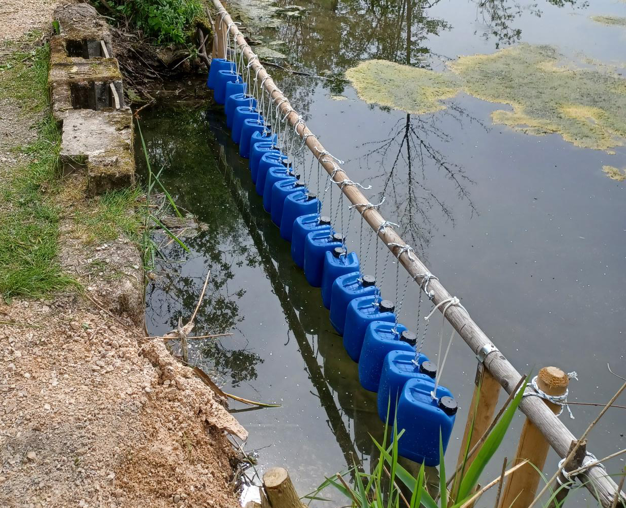 Die Biberkette in Raitenhaslach Foto Stadt Burghausen Freudlsperger