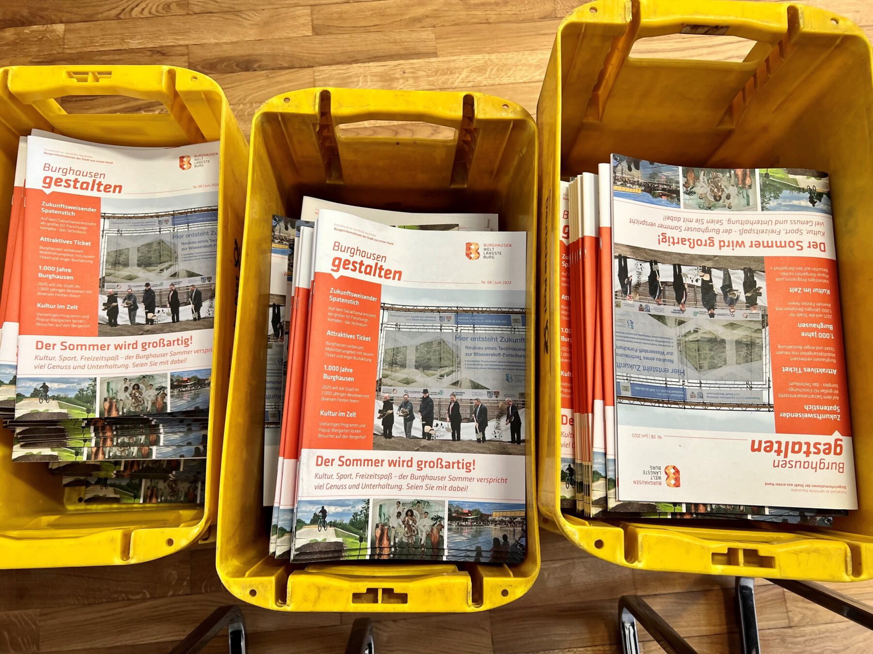 Burghausen gestalten Rathauszeitung