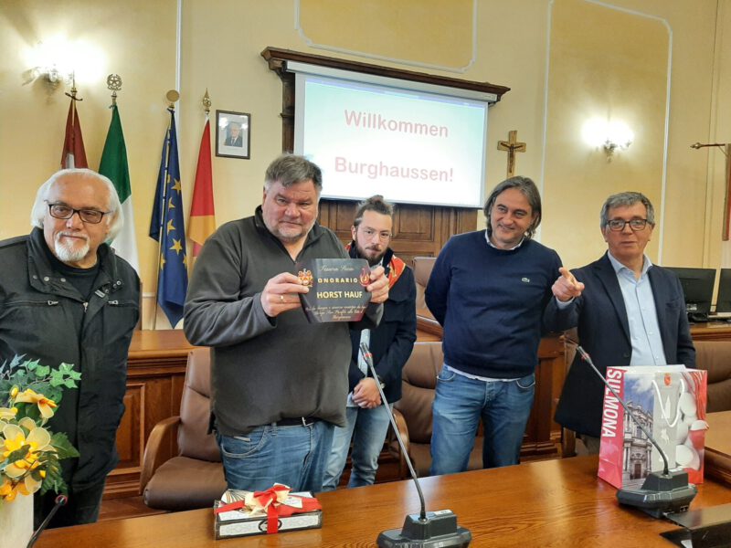Horst Hauff in Sulmona Reise Städtepartnerschaft 2023