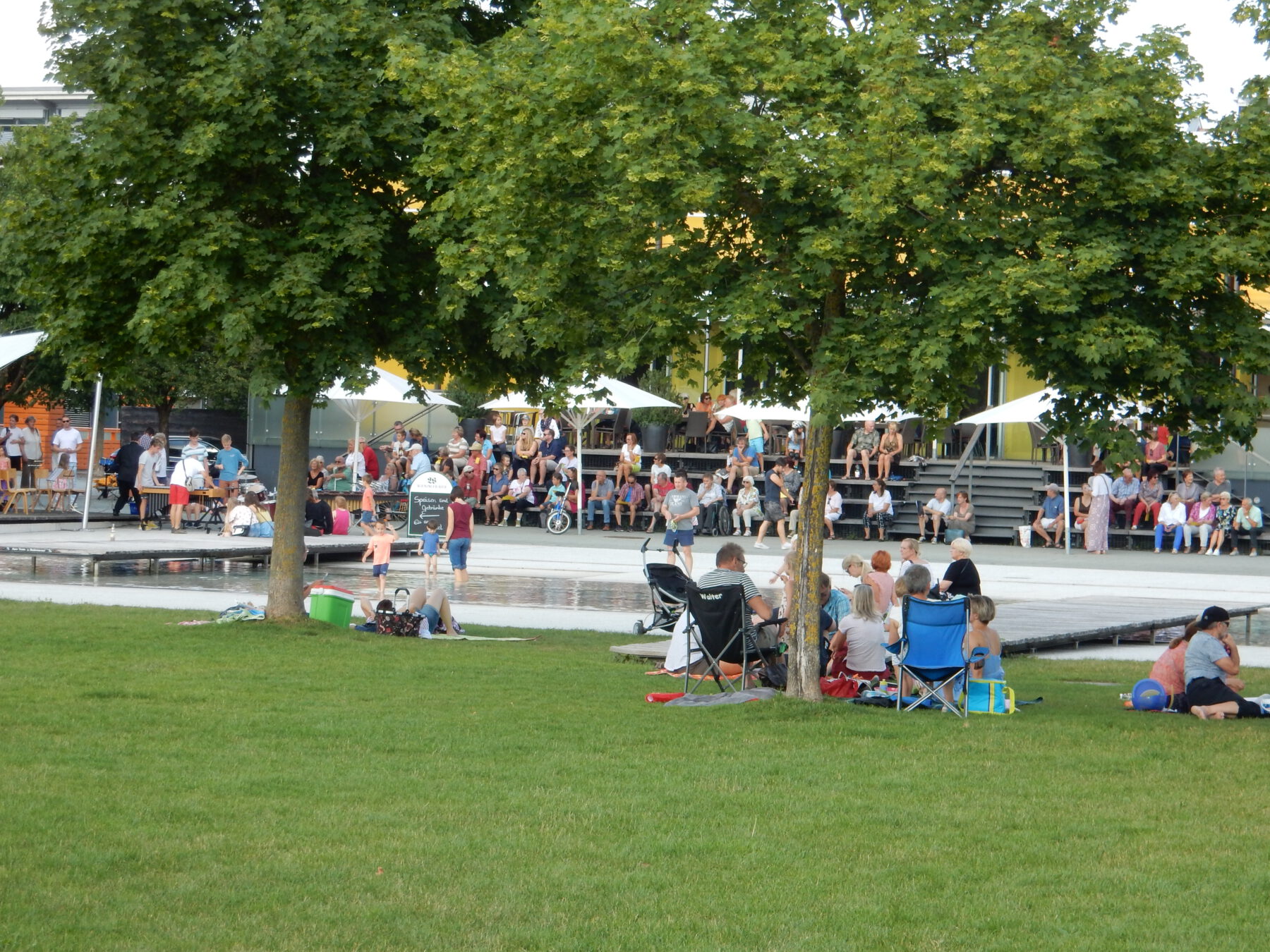 Musik-Picknick im Stadtpark mit der Musikschule