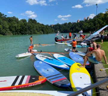 Wassersporttag des SV Wacker Burghausen am Wöhrsee