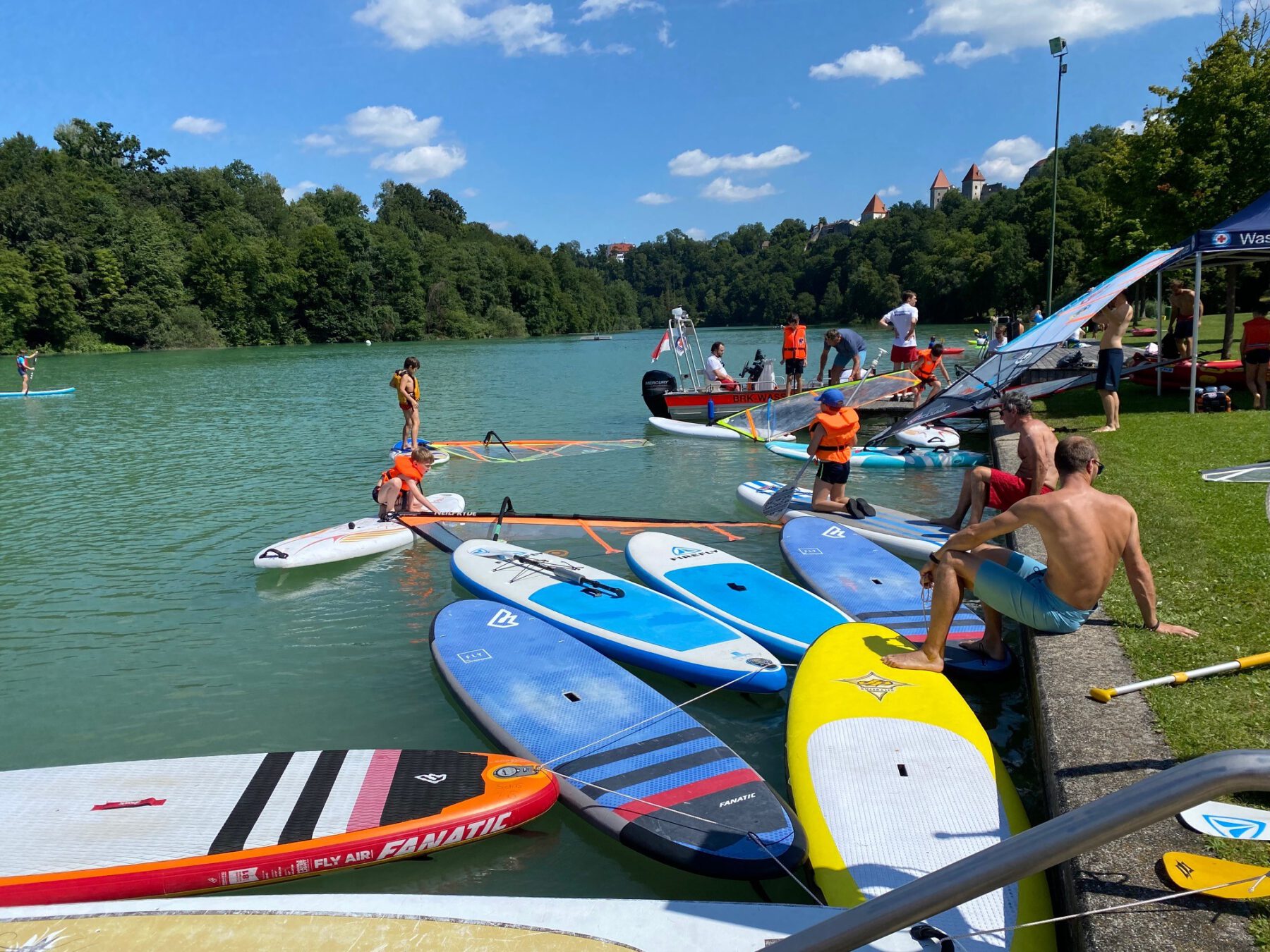 Wassersporttag des SV Wacker Burghausen am Wöhrsee