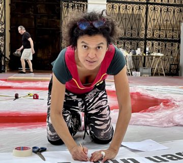 Partizipatives Kunstprojekt mit Ausstellung, Performance und Workshop „ADRIANA TORRES TOPAGA ∙ MEIN ZU HAUSE WO ICH“, Ausstellungseröffnung
