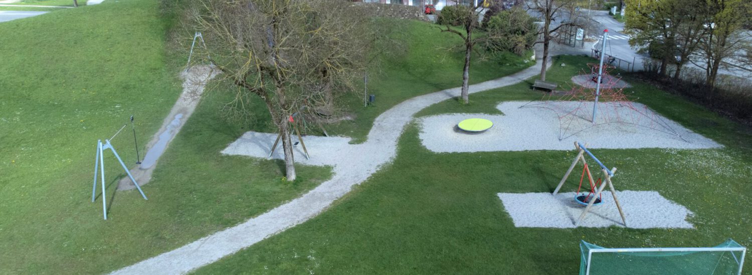 Luftaufnahme Spielplatz Bachstraße © Nixdorf Luftaufnahme Spielplatz Bachstraße © Nixdorf