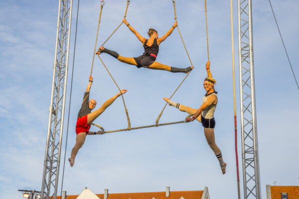 Akrobatik in luftiger Höhe