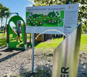 Trinkwasserbrunnen am Motorikpark © Stadt Burghausen/köx