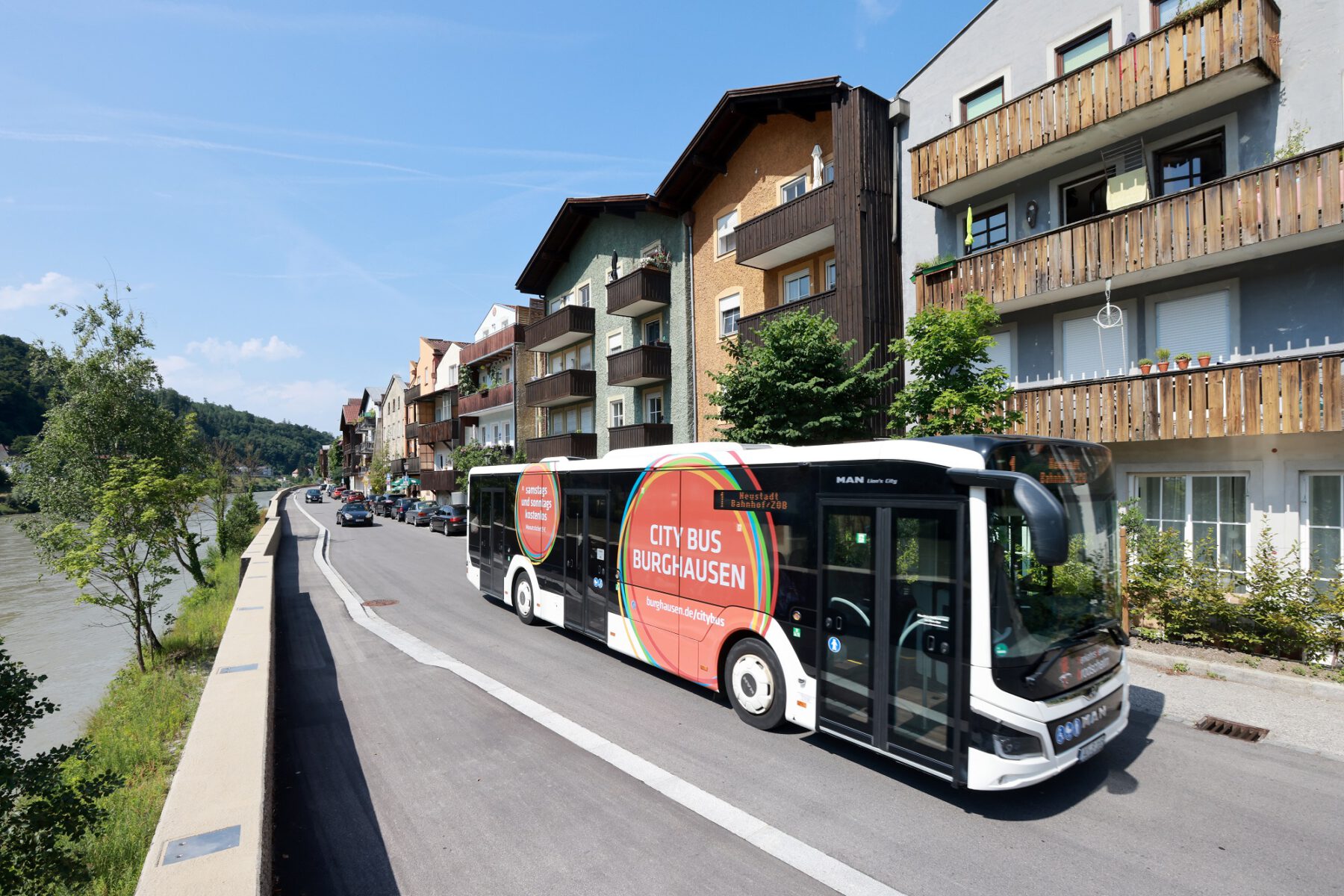 City-Bus an der Salzlände © Gerhard Nixdorf