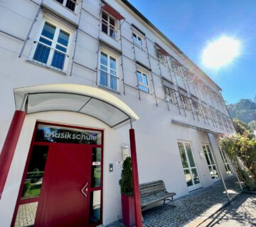In der schönen Burghauser Musikschule zwischen Grüben und Salzach finden regelmäßig Klassenvorspiele statt  Fotocredit: Stadt Burghausen/köx