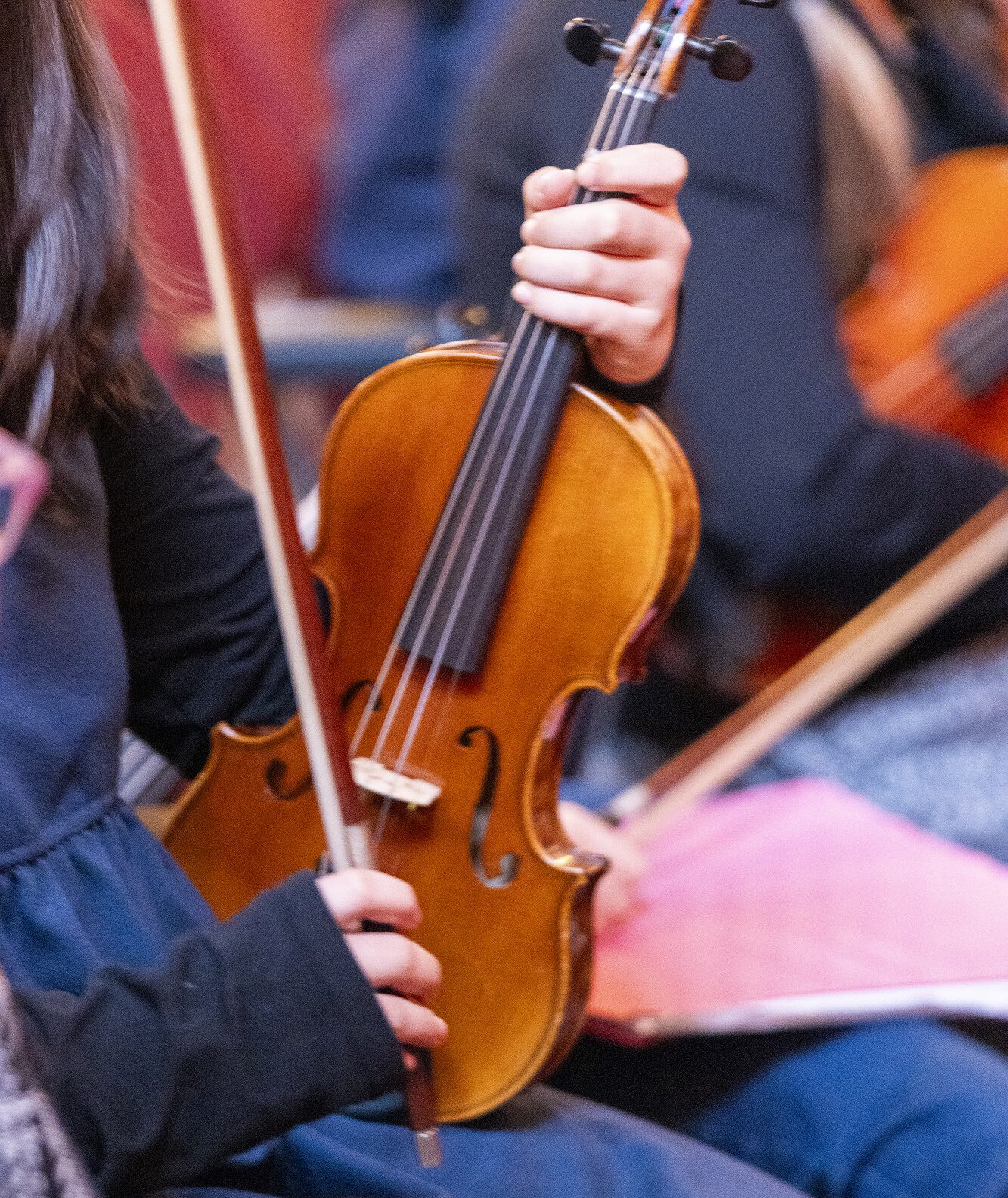 175 Kinder gaben beim Kinderkonzert der Musikschule im Stadtsaal vergangene Woche ihr Bestes und zeigten was sie innerhalb weniger Jahre schon alles gelernt hatten © Dirk Hermes