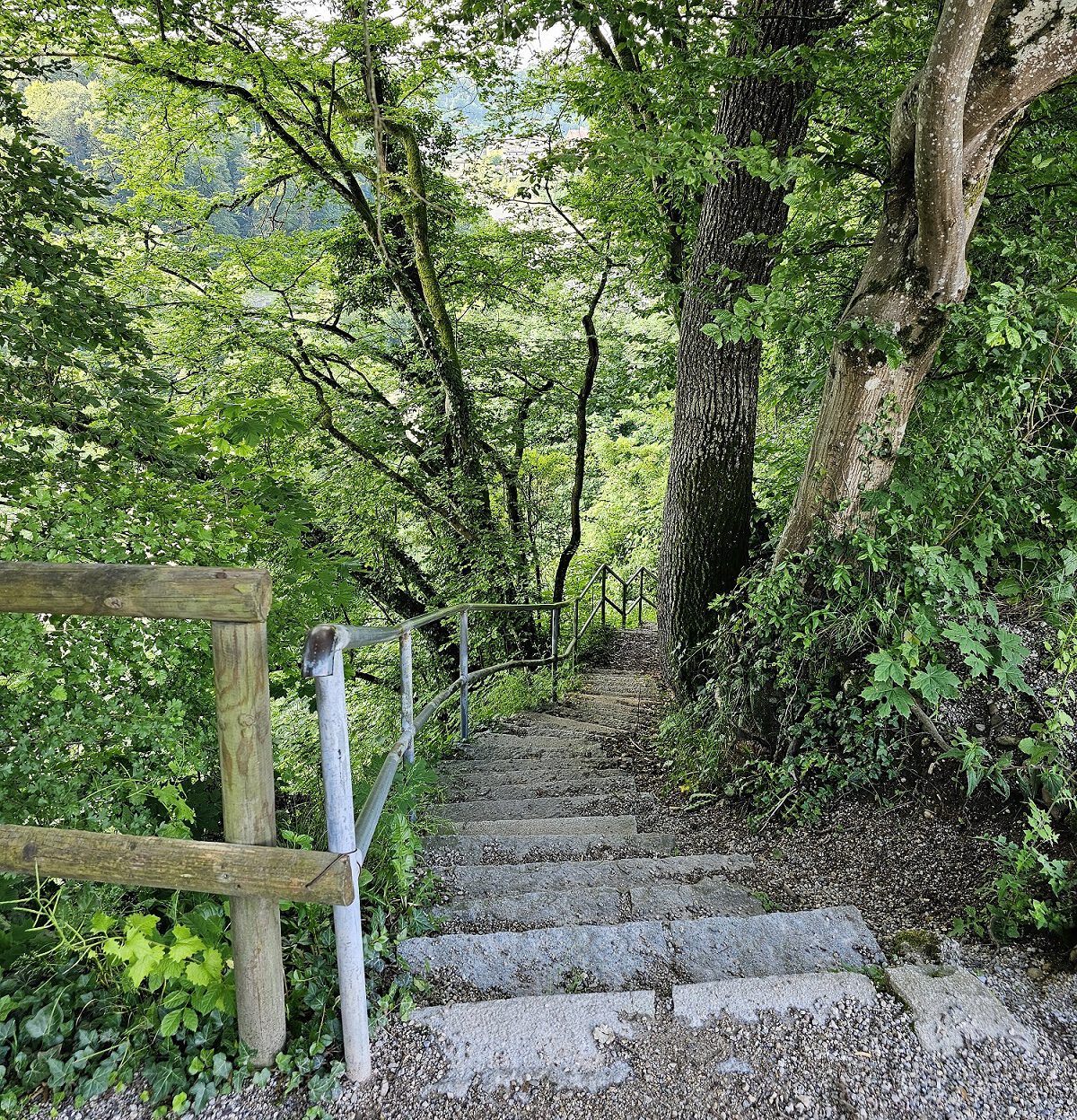 Der Kreuzpointnersteig ist wieder frei Er war seit Anfang Dezember 2023 gesperrt © Stadt Burghausen/ebh