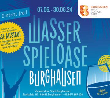 Wasserspielplatz am Stadtplatz Burghausen