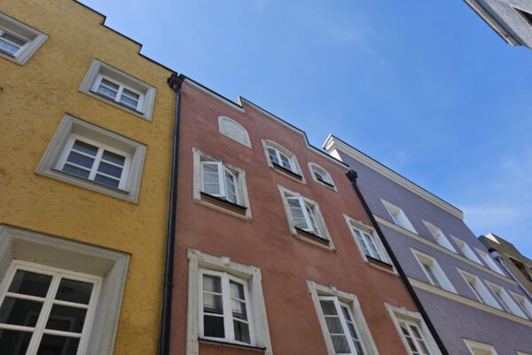 Altstadt Burghausen Fassaden Foto Eberle