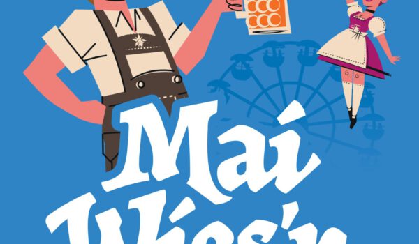 Das neue Plakat zur Burghauser Mai-Wies´n - sympathisch, familienfreundlich, traditionell im neuen Look!