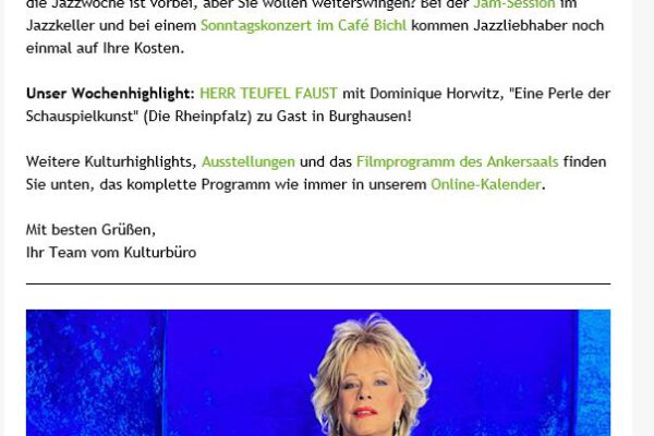 Kultur Newsletter