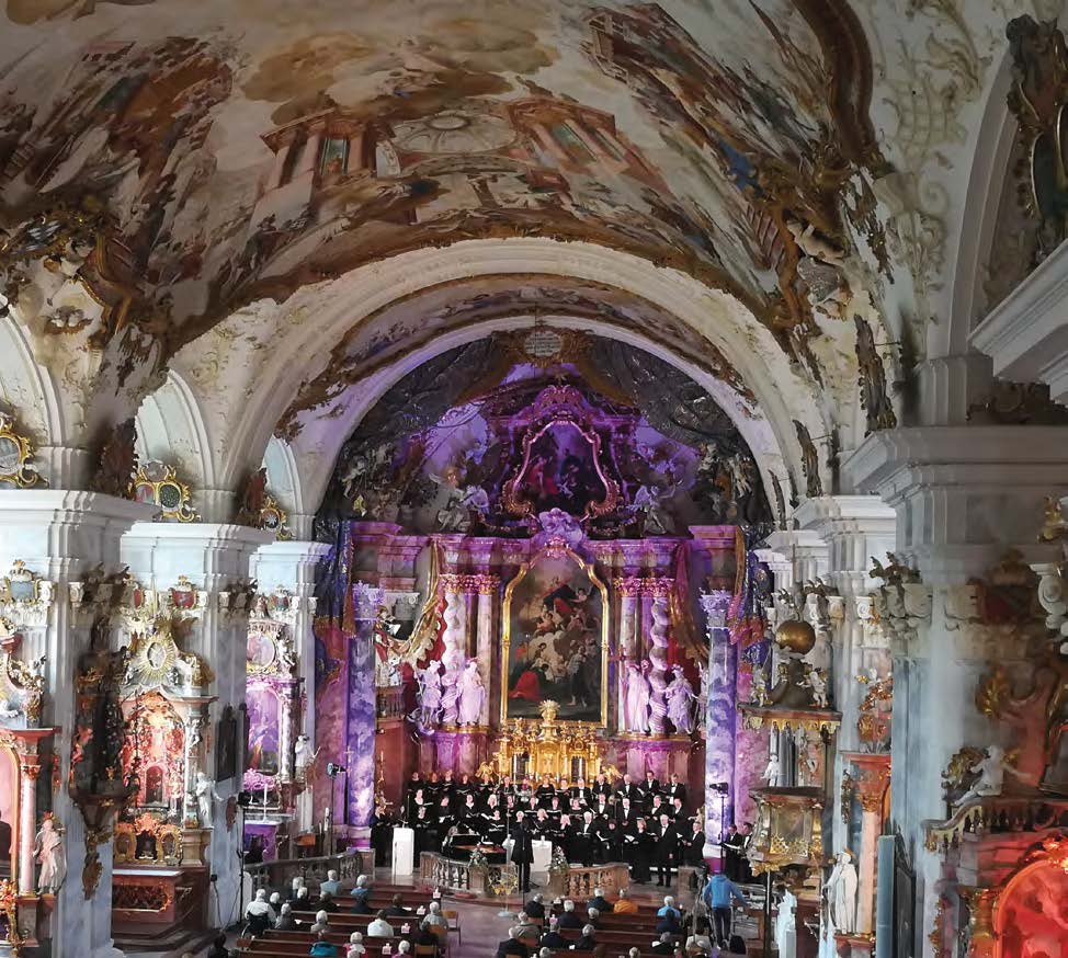 Klosterkirche Raitenhaslach Innen Foto: Ressel