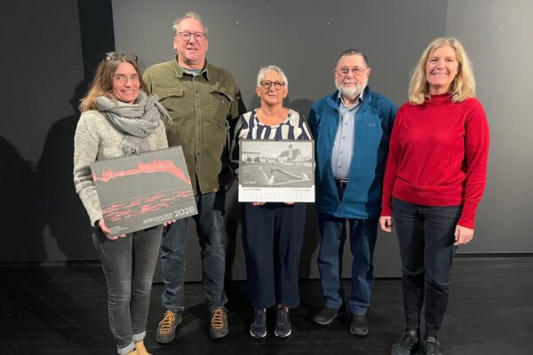 V. l. n. r. Ines Auerbach Leiterin Haus der Fotografie, Dirk Hermes, Elisabeth Bente, Rüdiger Bente, Birgit Stadler. Fotocredit: Haus der Fotografie Burghausen