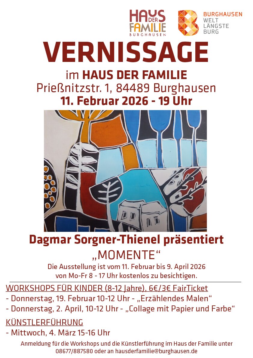 Aushang Vernissage SorgnerThienel